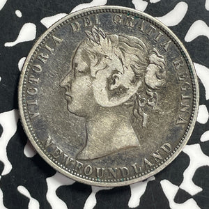 1870 Newfoundland 50 Cents Lot#JM9598 Silver! Better Date