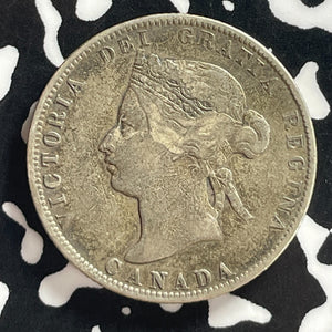 1872-H Canada 25 Cents Lot#T7775 Silver!