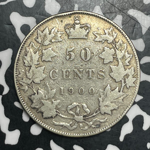 1900 Canada 50 Cents Lot#JM9481 Silver!