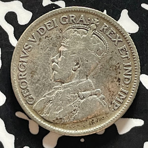 1936-Dot Canada 25 Cents Lot#T5393 Silver! Better Date