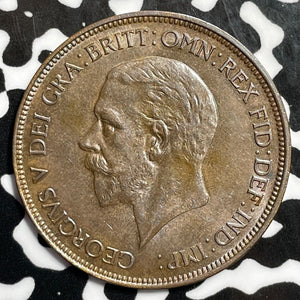 1928 Great Britain 1 Penny Lot#E4328 High Grade! Beautiful!