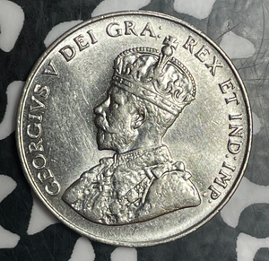 1922 Canada 5 Cents Lot#T3224 High Grade! Beautiful!