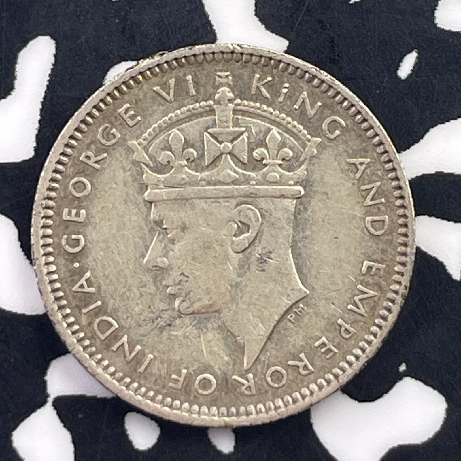 1944 British Honduras 10 Cents Lot#C2696 Silver!