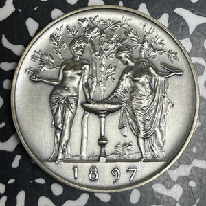 1977 Switzerland Arnold Boecklin Medal Lot#T6034 41mm