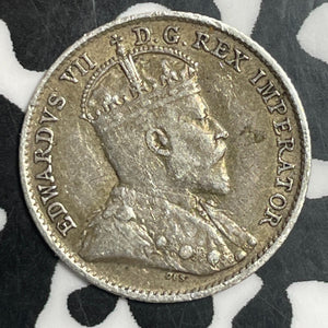 1910 Canada 5 Cents Lot#T2612 Silver! Nice!