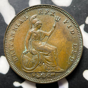 1827 Great Britain George IV Farthing Lot#MK298