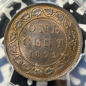 1892 Canada Large Cent PCGS MS63RB Lot#G8024 Choice UNC!