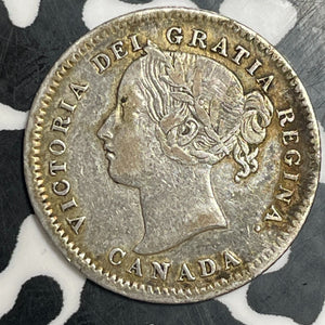 1871-H Canada 10 Cents Lot#JM9116 Silver! Nice! Better Date