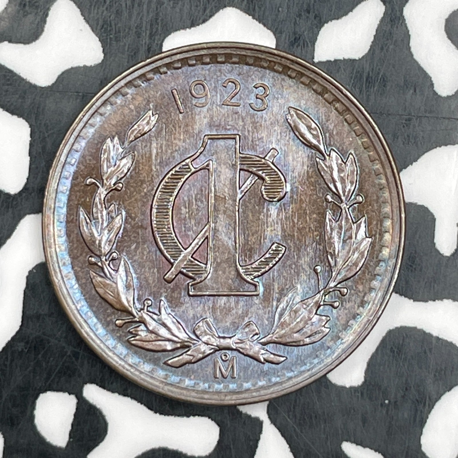 1923-Mo Mexico 1 Centavo Lot#N2217 High Grade! Beautiful!