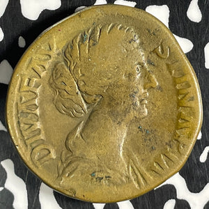 (176 AD) Ancient Rome Faustina II AE Sestertius Lot#JM9250 Ric#1696