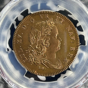 "1716" France Louis XV 'The Kings Pleasure' Jeton PCGS MS64RB Lot#G807