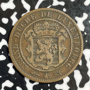 1854 Luxembourg 10 Centimes Lot#E1970