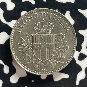 1919-R Italy 20 Centesimi Lot#T7602 High Grade! Beautiful! KM#58