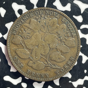 1856 Nova Scotia 1 Penny Token Lot#T9249