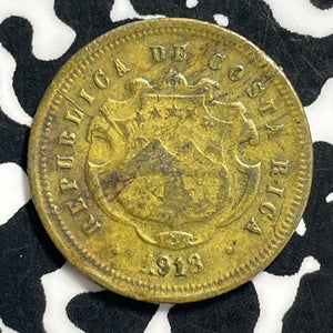 1918 Costa Rica 10 Centavos Lot#C0476