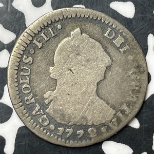 1772-NG P Guatemala 1 Real Lot#JM8688 Silver! Scarce!