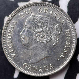 1891 Canada 5 Cents Lot#JM9031 Silver! High Grade! Beautiful!