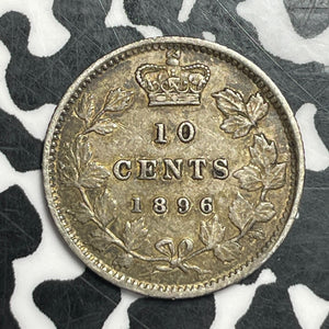 1896 Canada 10 Cents Lot#JM9510 Silver! Nice!