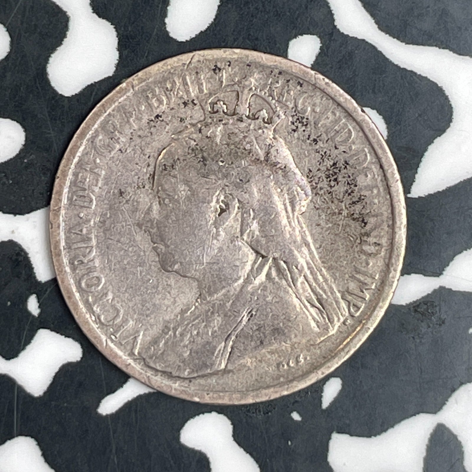 1901 Cyprus 3 Piastres Lot#F7092 Silver!
