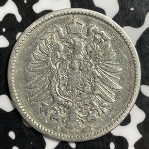 1882-J Germany 1 Mark Lot#E3784 Silver!