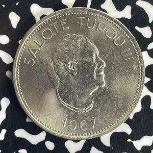 1967 Tonga 50 Senti Lot#T8699 High Grade! Beautiful!