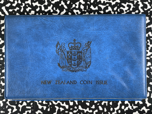 1982 New Zealand 7x Coin Proof Set Lot#B2617 Including Silver! W/ Original Case