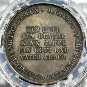 1817 Germany Frankfurt Reformation 300th Ann. 2 Ducat Medal PCGS MS62 Lot#G7167