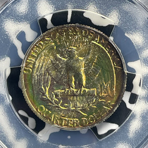 1958-D U.S. 25 Cents Quarter PCGS MS67 Lot#G656 Silver! Beautiful Toning!