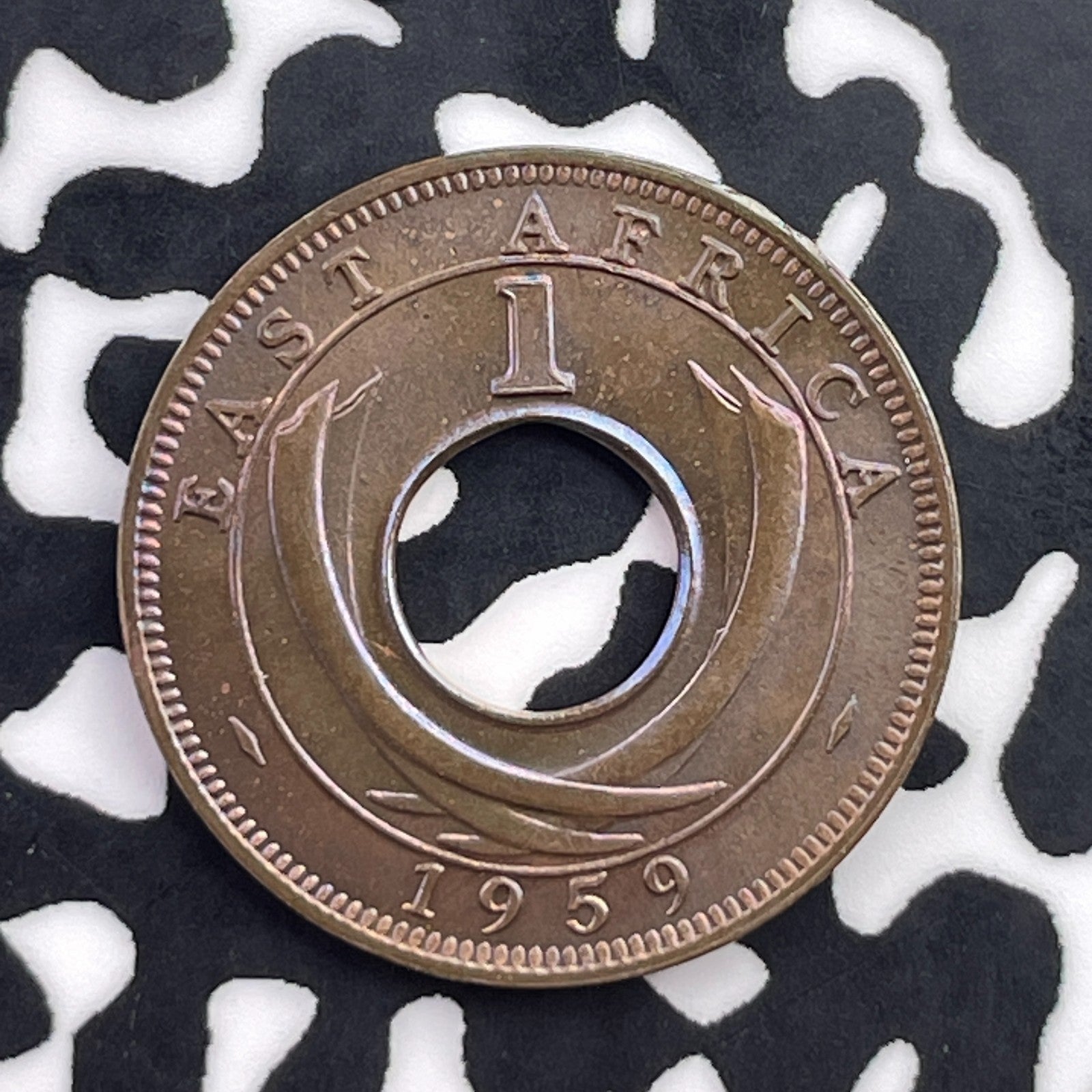 1959-KN East Africa 1 Cent Lot#C5633 High Grade! Beautiful!