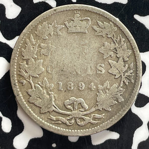 1894 Canada 25 Cents Lot#T7707 Silver! Key Date!