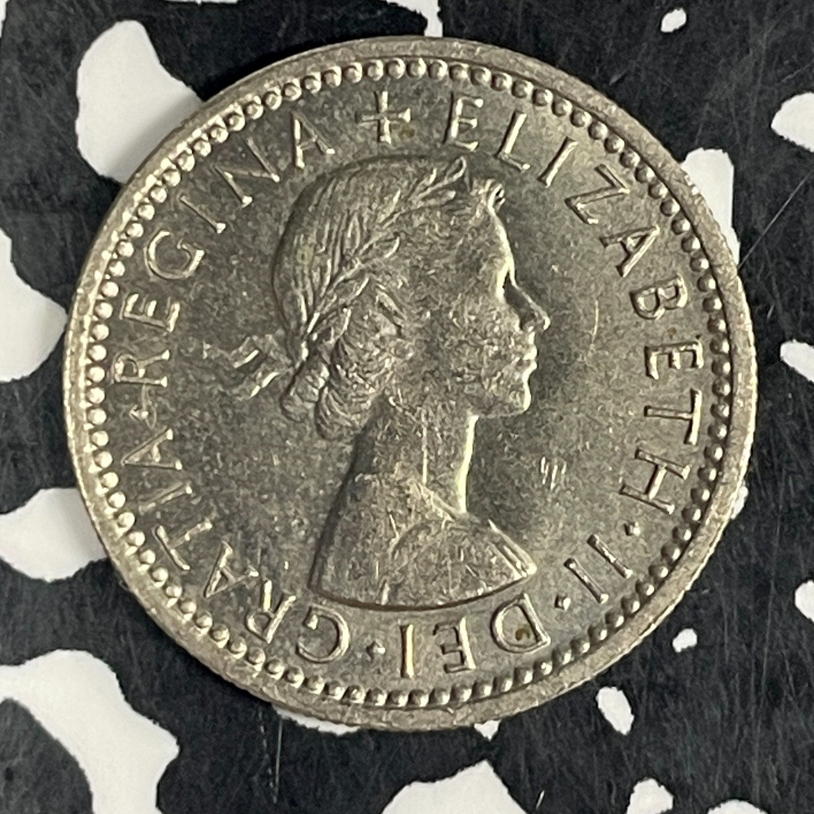 1963 Great Britain 6 Pence Sixpence Lot#C6491 High Grade! Beautiful!