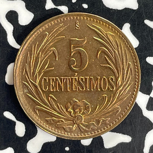 1951-So Uruguay 5 Centesimos Lot#C1533 High Grade! Beautiful!