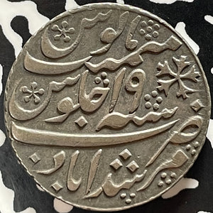 (1793-1818) India Bengal Presidency 1 Rupee Lot#JM9316 Silver! Nice! KM#99