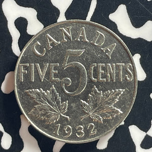 1932 Canada 5 Cents Lot#T7842 Nice!