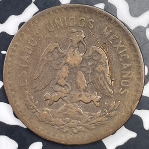 1915-Mo Mexico 5 Centavos Lot#C1485 Obverse Scratches