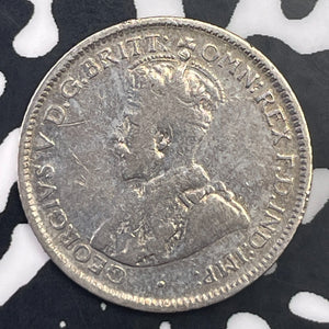 1926 Australia 6 Pence Sixpence Lot#C1321 Silver! Old Cleaning