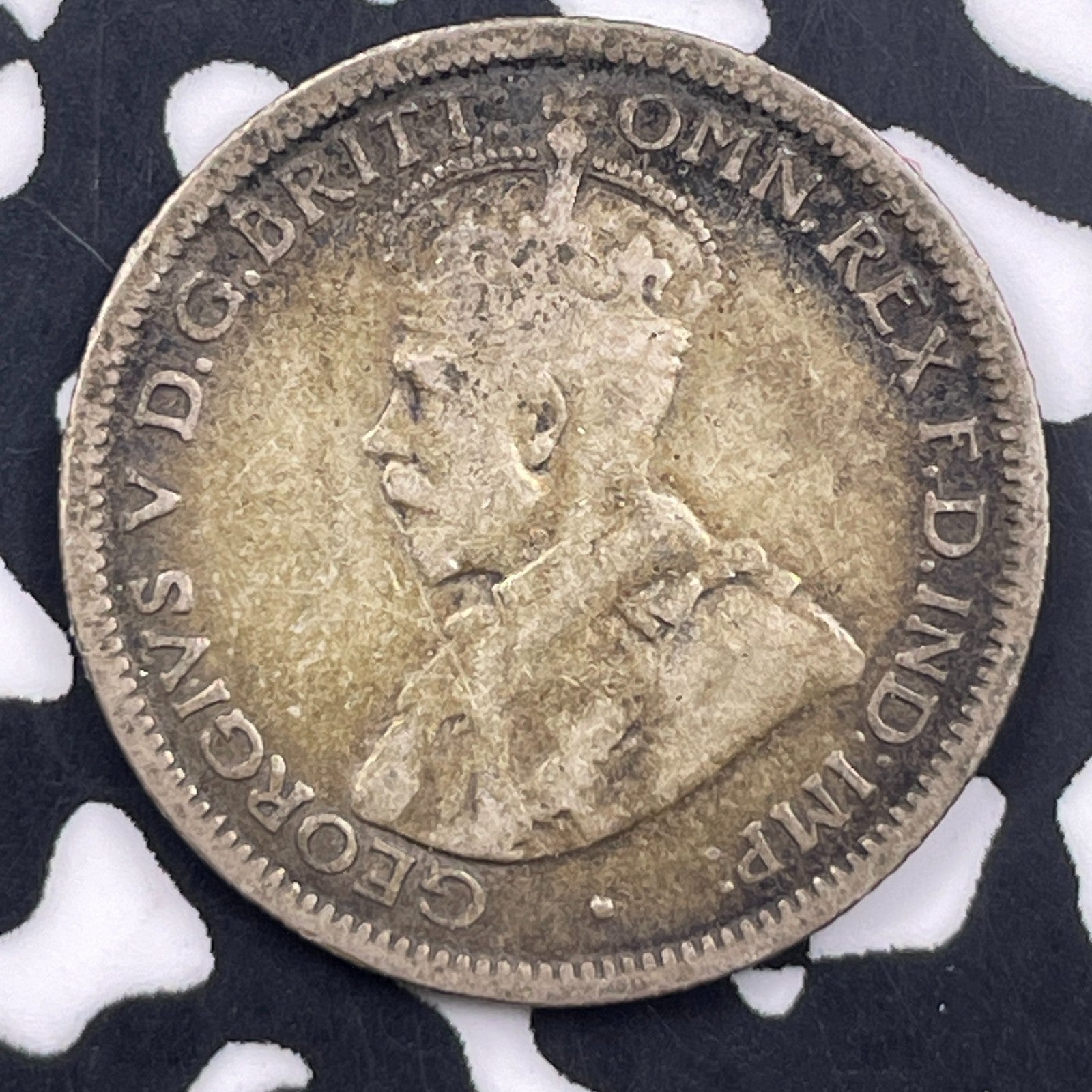 1922 Australia 6 Pence Sixpence Lot#F2982 Silver!