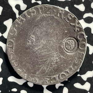 (1573-74) Netherlands 1/5 Philipsdaaler C/S On Spanish Neth. Lot#JM9815 Silver!