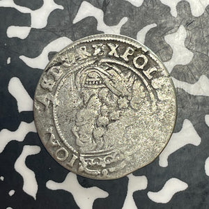 1661 Poland 6 Groschen Lot#T6414 Silver!