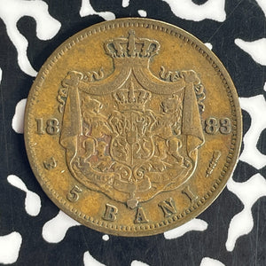 1883-B Romania 5 Bani Lot#T8852