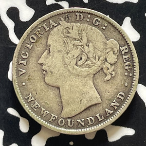1885 New Brunswick 20 Cents Lot#T5709 Silver! Better Date