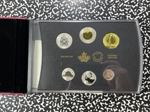 2023 Canada Greater Sage-Grouse 7x Coin Specimen Set Lot#B2226 W/ Case & C.O.A.