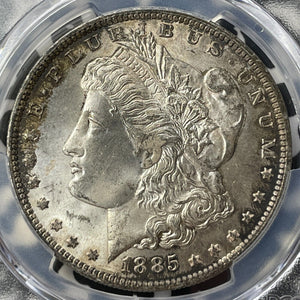 1885-O U.S. $1 Morgan Dollar PCGS MS64 Lot#G7347 Large Silver Coin! Choice UNC!