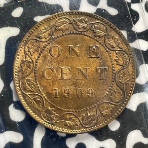 1909 Canada Large Cent ICCS MS63RD Lot#OV1591 Choice UNC!