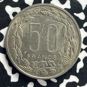 1961 Central African States 50 Francs Lot#T9192