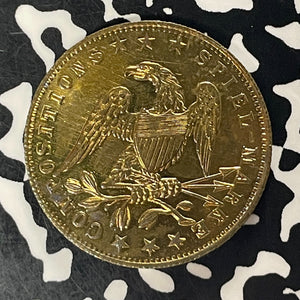 U/D U.S./Ger. Style of $10 Gold Piece Lot#T5916 High Grade! Beautiful Toning!