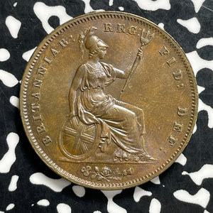 1854 Great Britain 1 Penny Lot#JM9961 High Grade! Beautiful!
