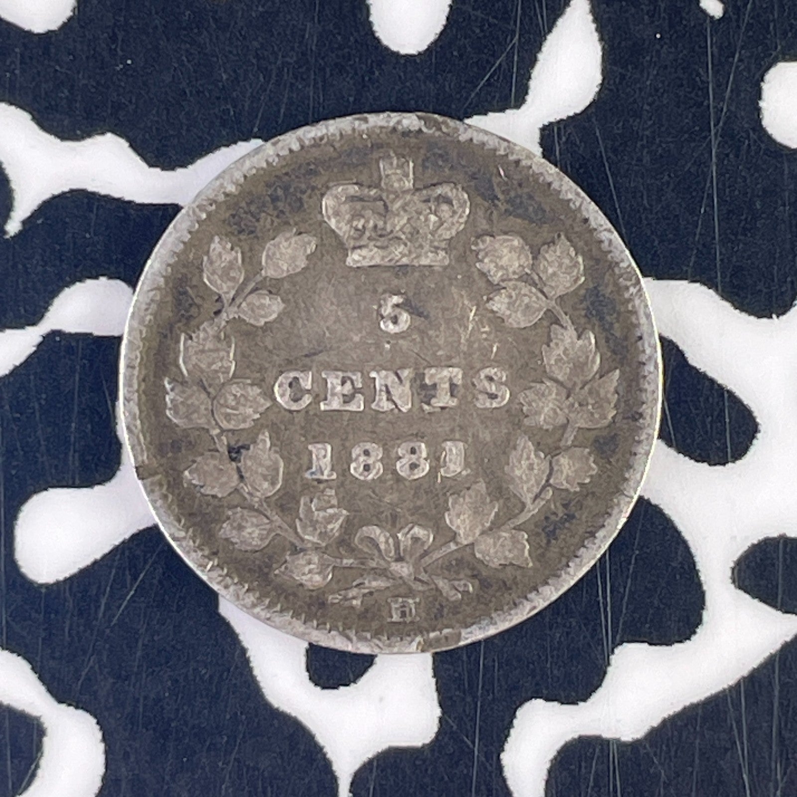 1881-H Canada 5 Cents Lot#F2015 Silver!