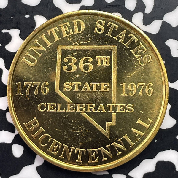 1976 U.S. Reno, NV Bicentennial Revolution Del Webbs Medal Lot#C4434 3 ...