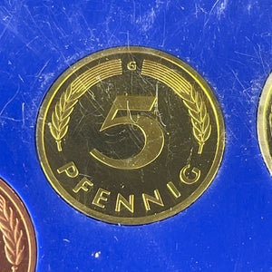 1979-G West Germany 10x Coin Proof Set Lot#B2407 With Case